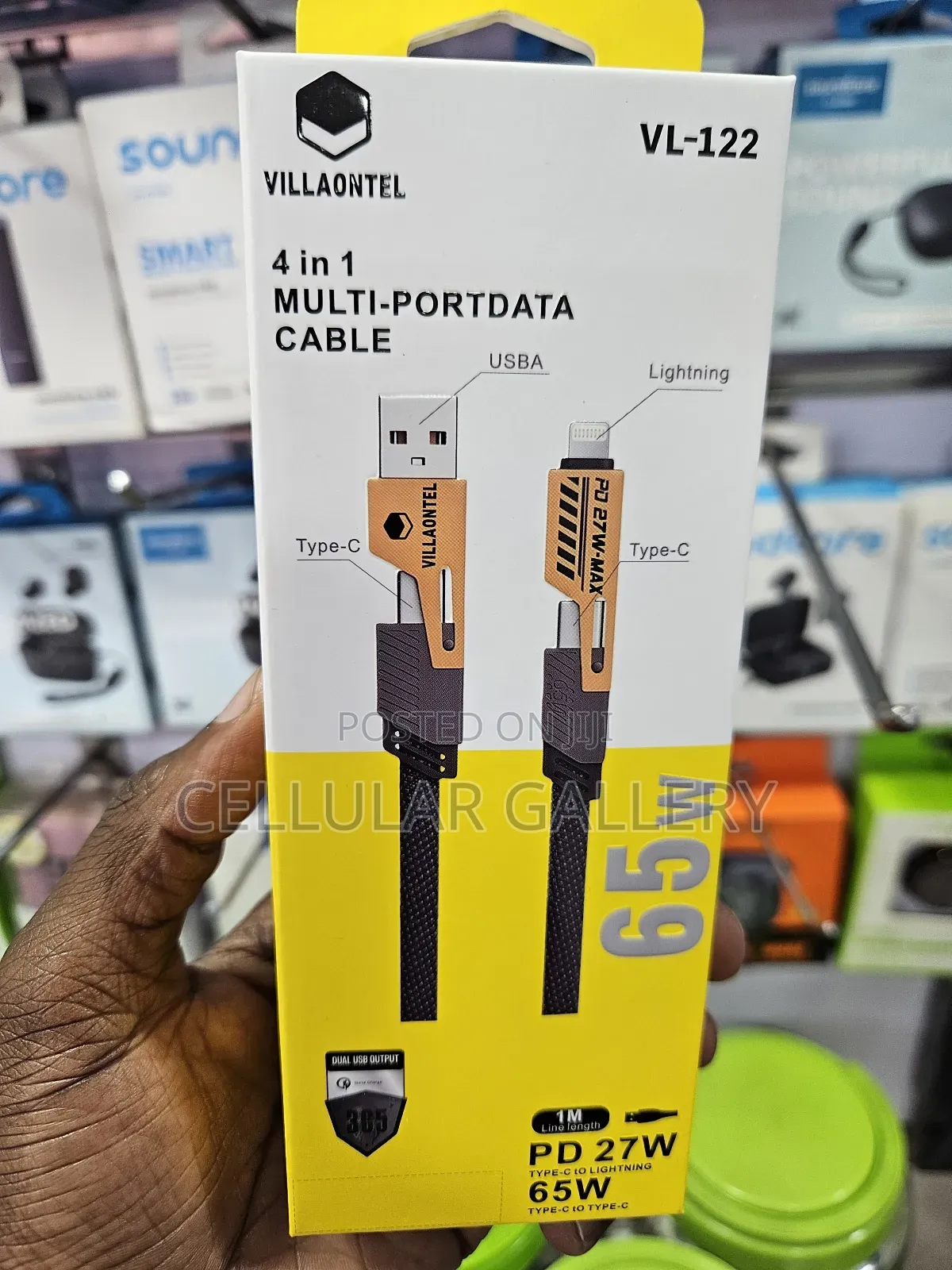Villaontel 4-in-1 Mult-Port Data Cable Vl-122