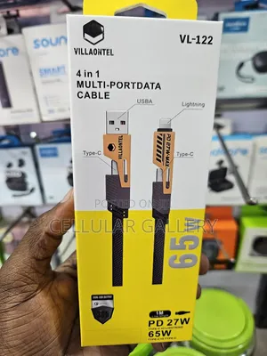 Villaontel 4-in-1 Mult-Port Data Cable Vl-122