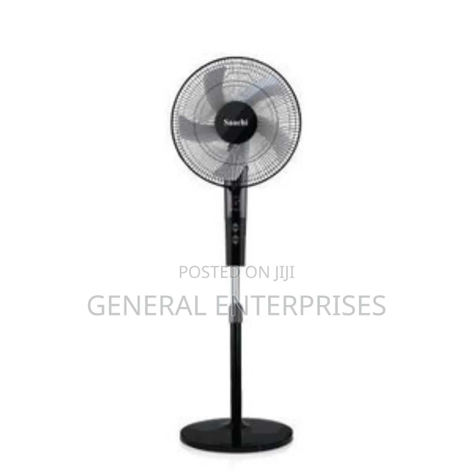 Black Pedestal/Stand Fan