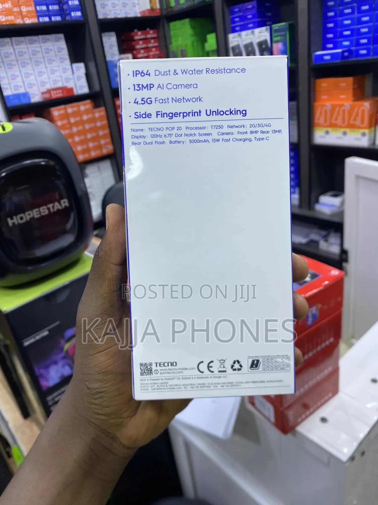 New Tecno Pop 20 128 GB Black