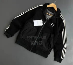 Black Fleece Track Jacket.
