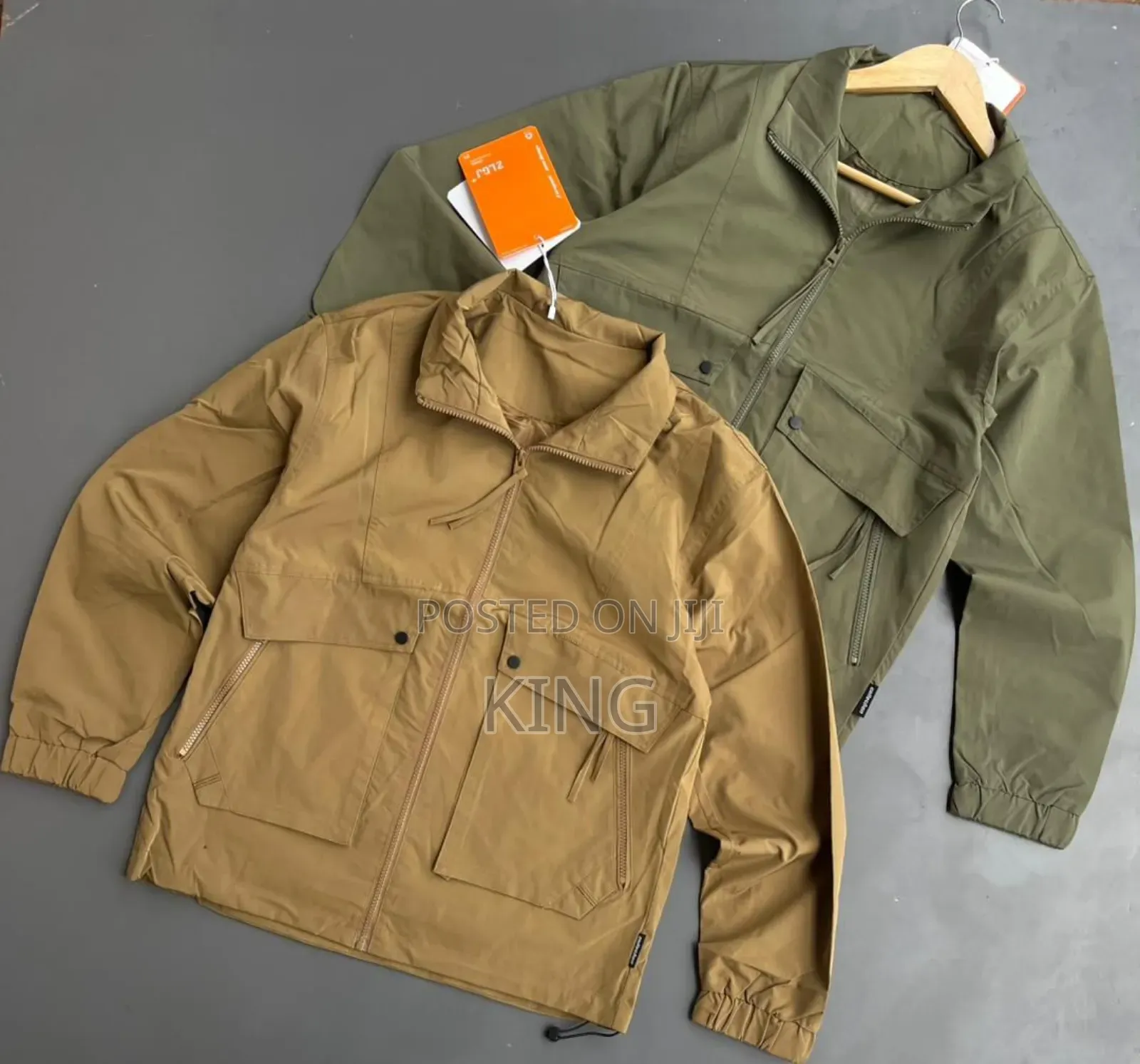 Black Fleece Track Jacket.