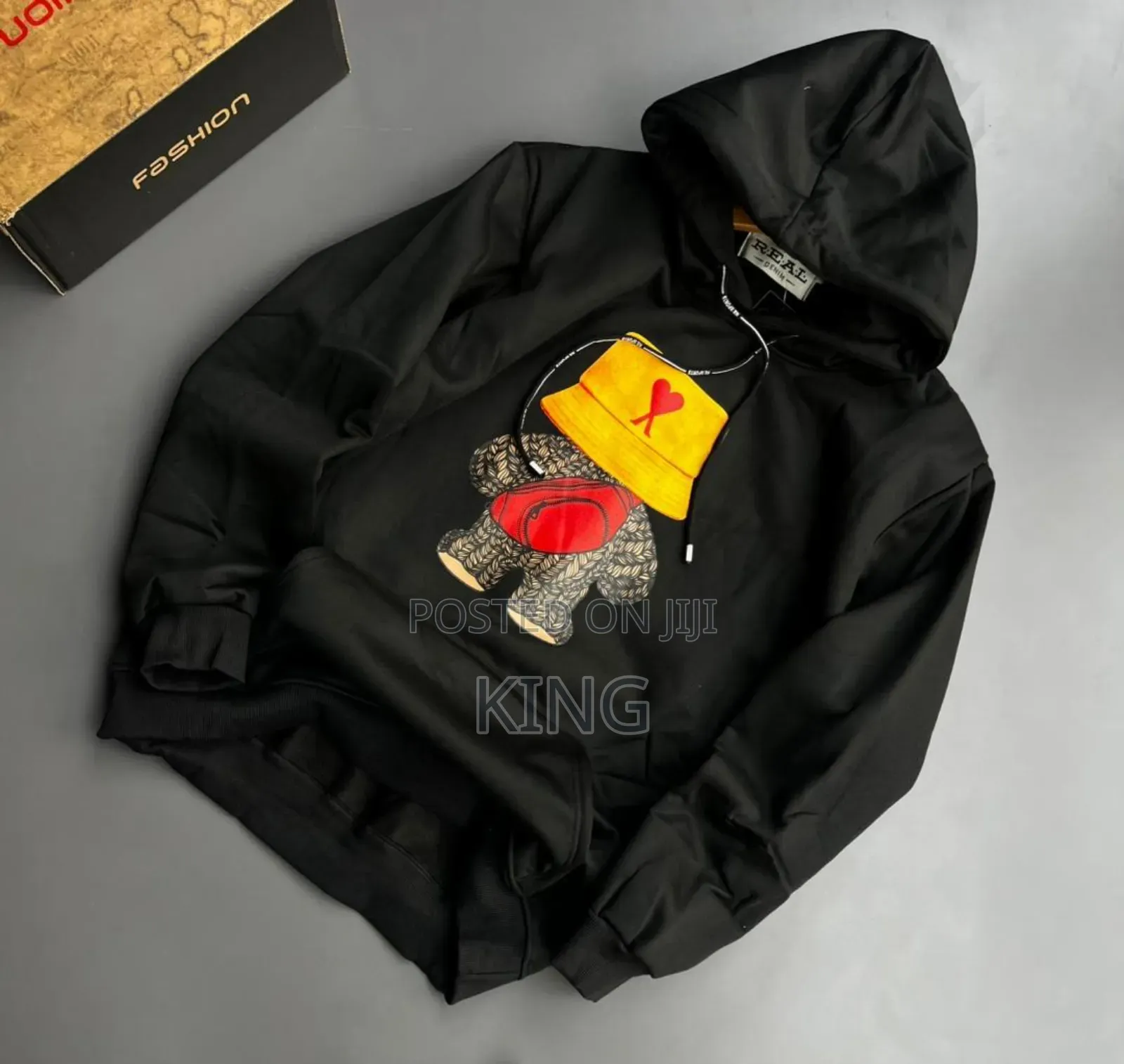 Black Graphic Black Jumper