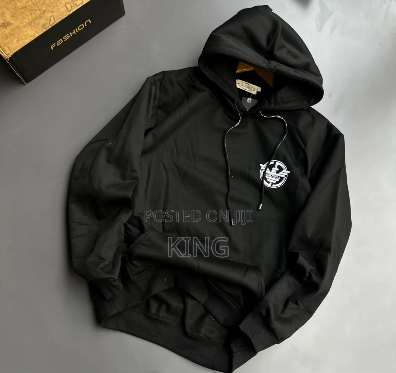 Black Graphic Black Jumper