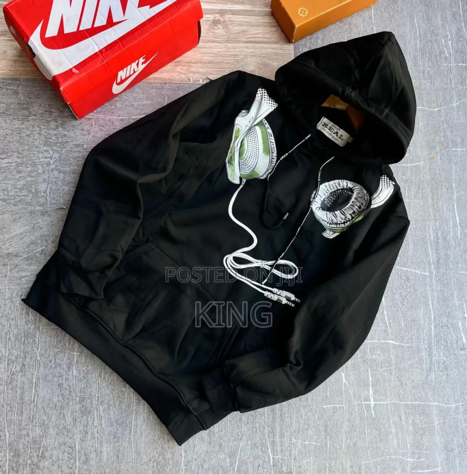 Black Unisex Hoodie Jumper