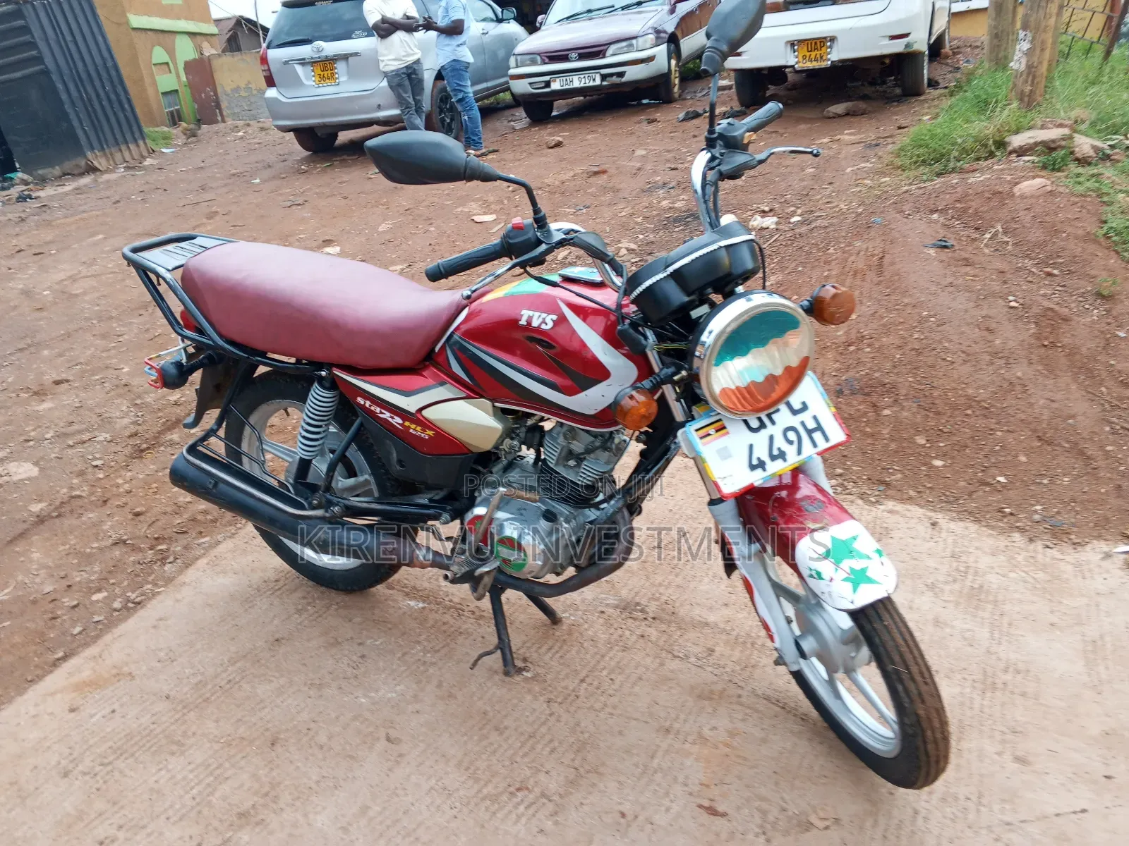 TVS HLX 125 2021 Red