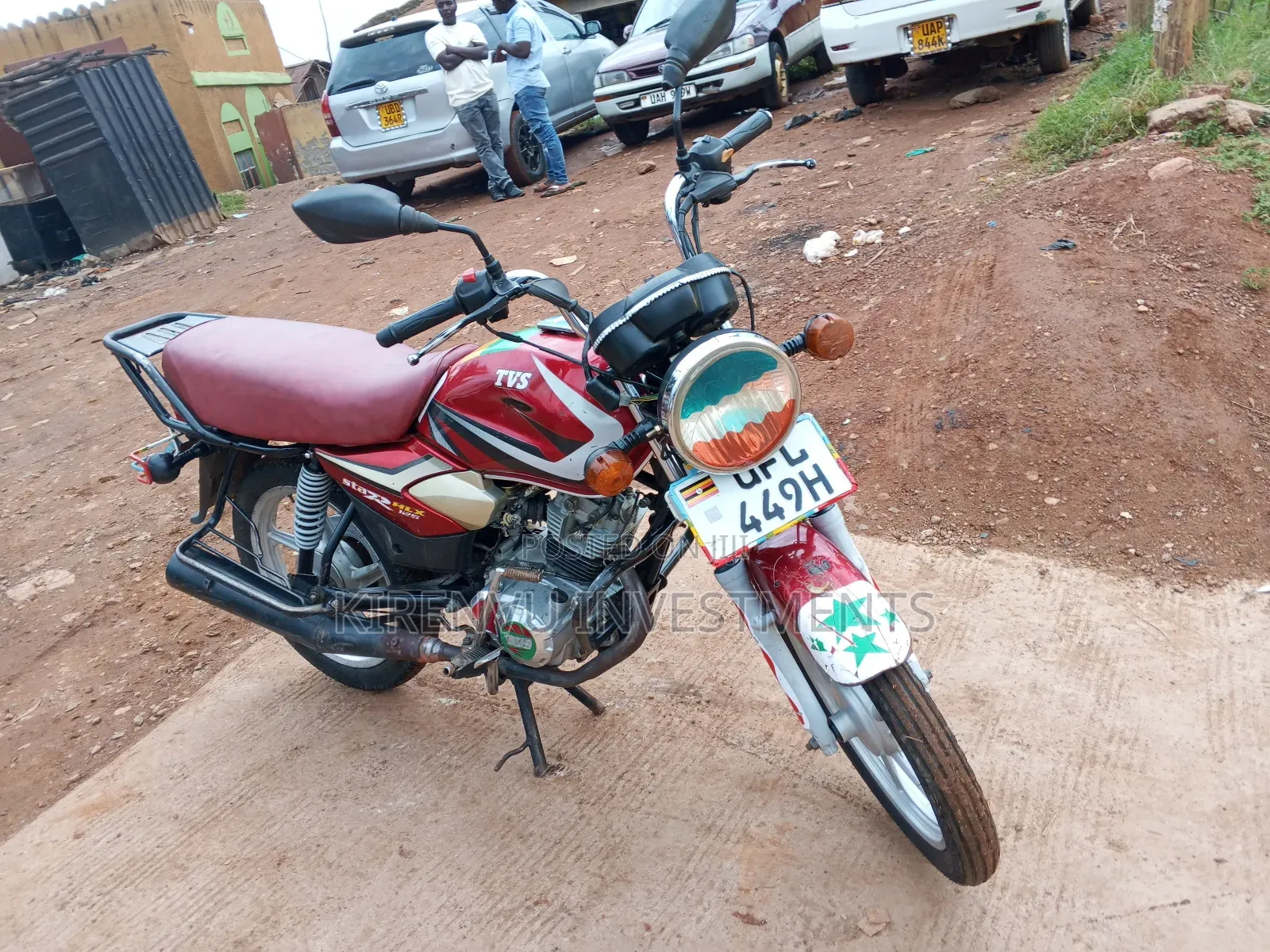 TVS HLX 125 2021 Red