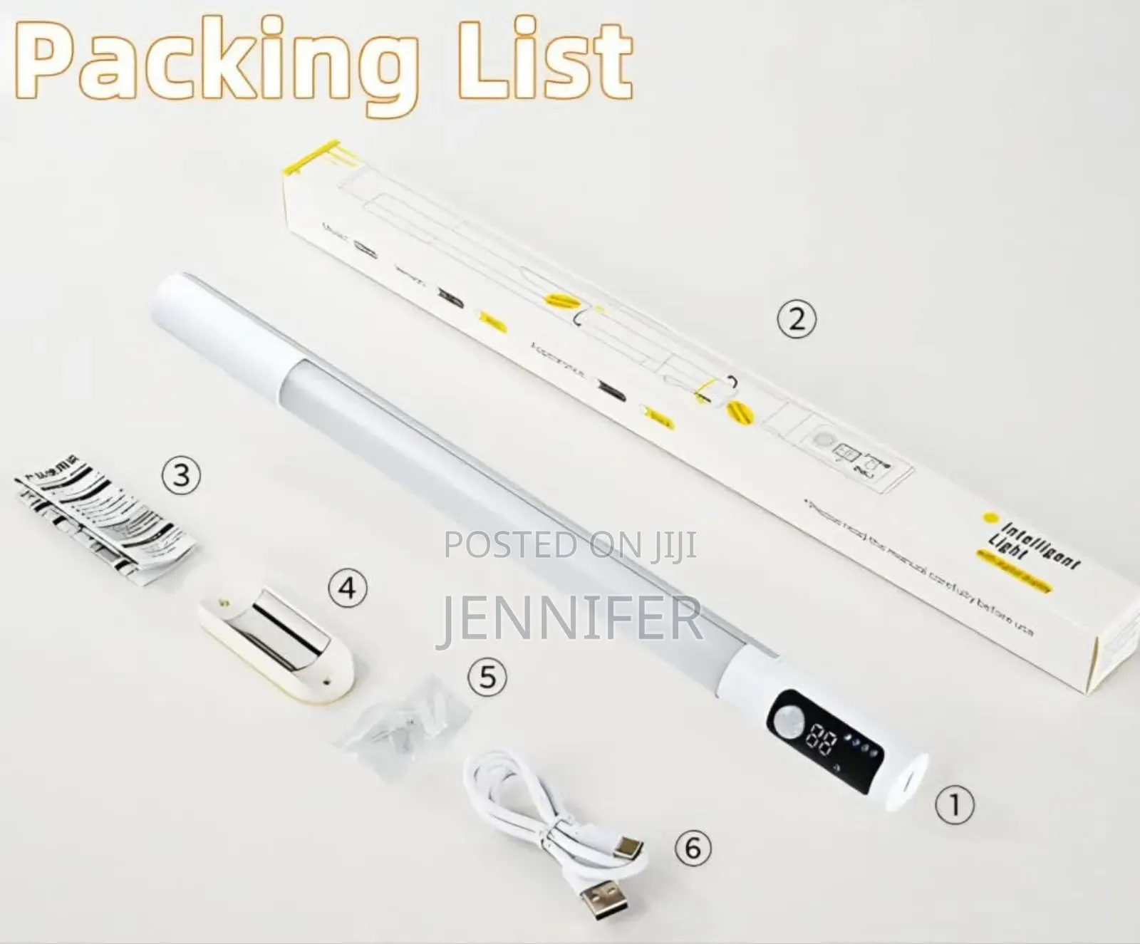 Motion Sensor Rechargeable Cabinet Light Bar