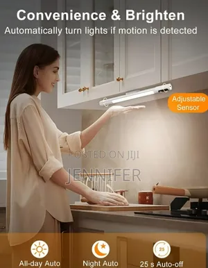 Motion Sensor Rechargeable Cabinet Light Bar