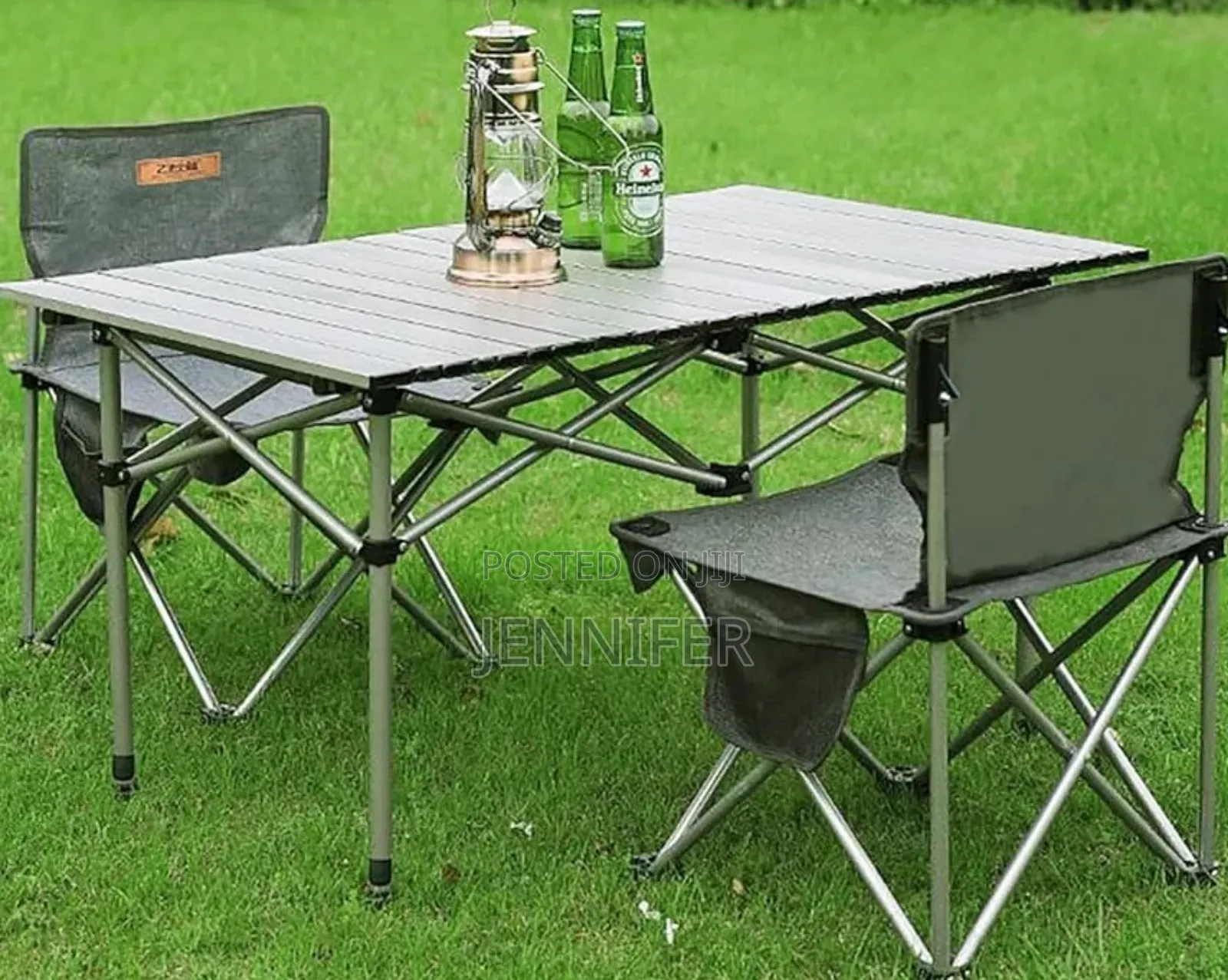 5pcs Portable Foldable Table and 4 Chairs Set