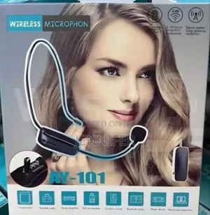 Rechargeable Wireless Headset Microphone