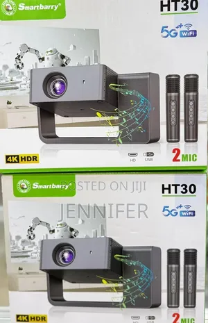 Smartbarry Ht30 With 2 Mic Projector