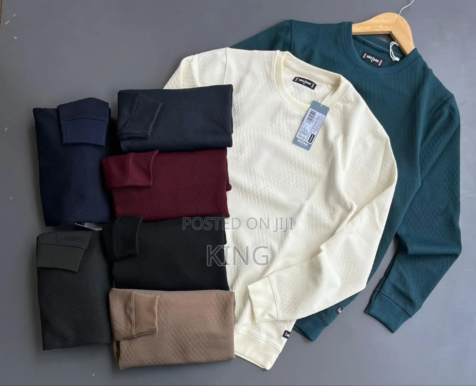 Assorted Men's Long-Sleeve Crew-Neck T-Shirts