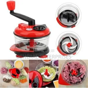 Manual Hand-Crank Food Processor
