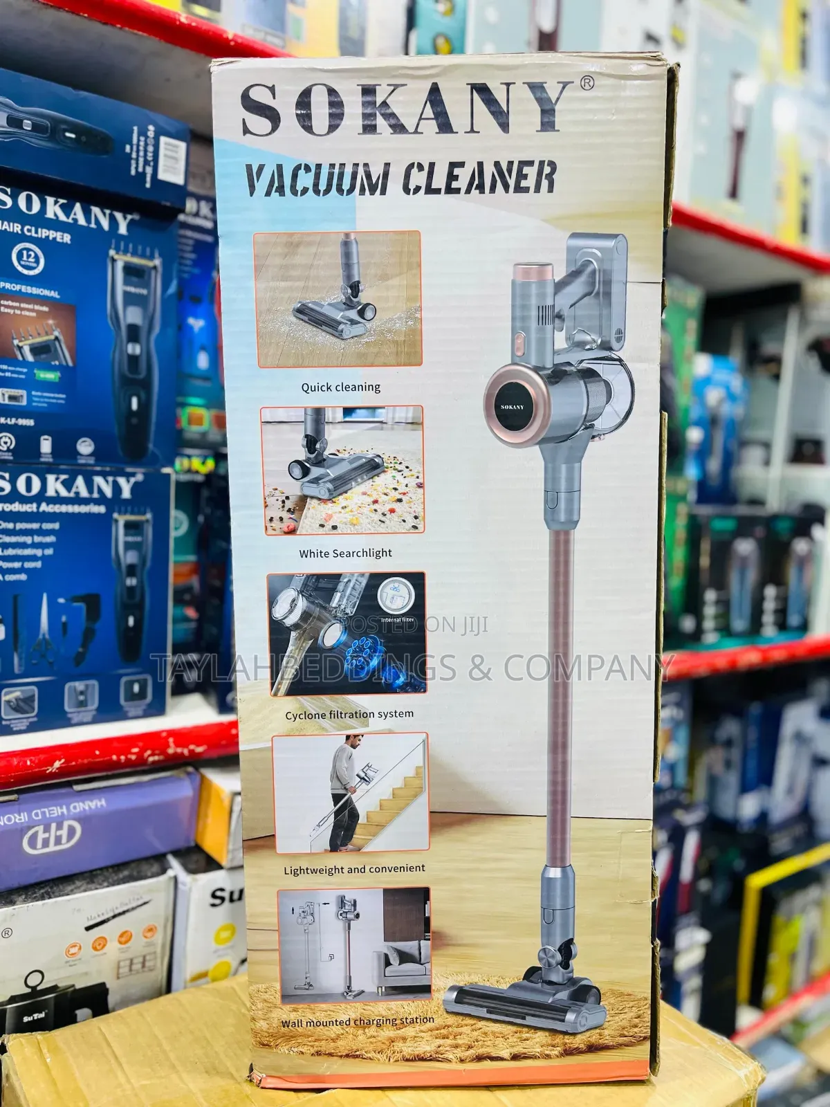 Sokany Cordless Vacuum Cleaner-Multicoloured