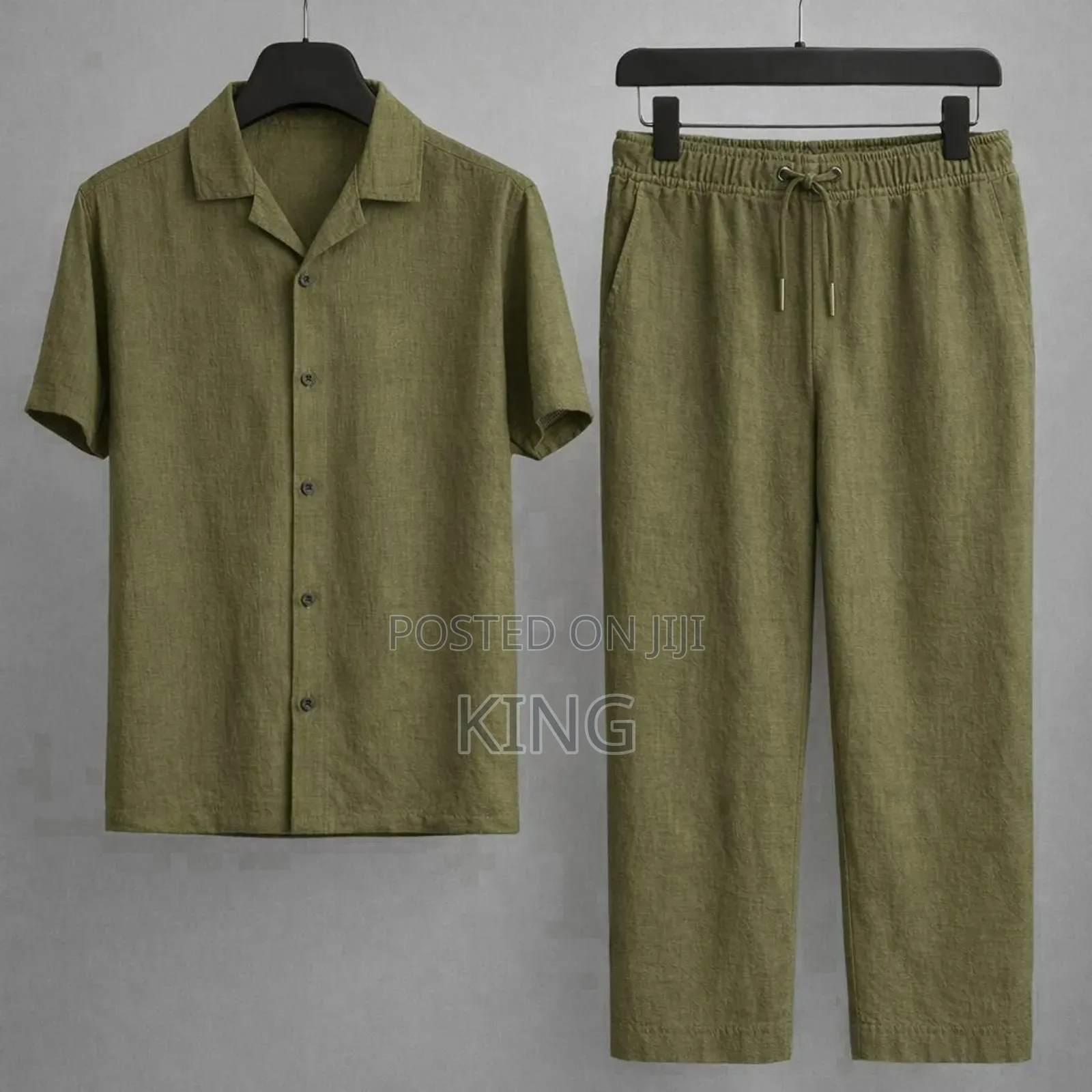 Linen Two Outfits Shirts, Trousers