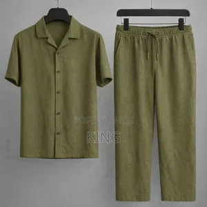 Linen Two Outfits Shirts, Trousers