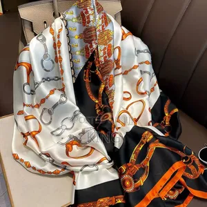 Women's Silk Scarf. Designer Labels