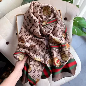 Women's Silk Scarf. Designer Labels