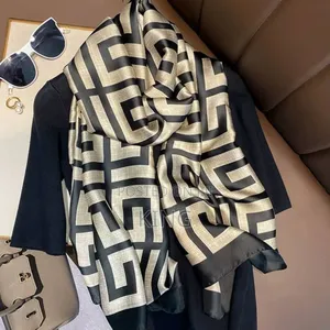Women's Silk Scarf. Designer Labels
