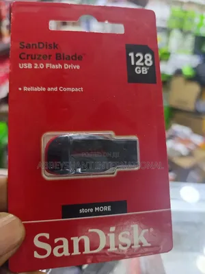 Sandisk 128gb Cruzer Blade Usb 2.0 Flash Drive.