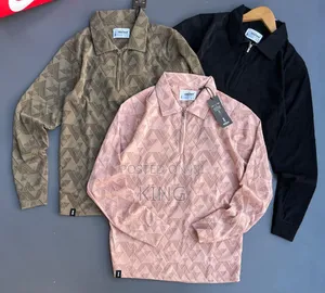 Pattern Print Quarter Zip