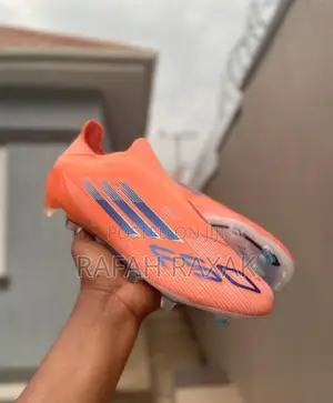 Original Orange/Blue Adidas F50 Elite Laceless Fg Football Boots