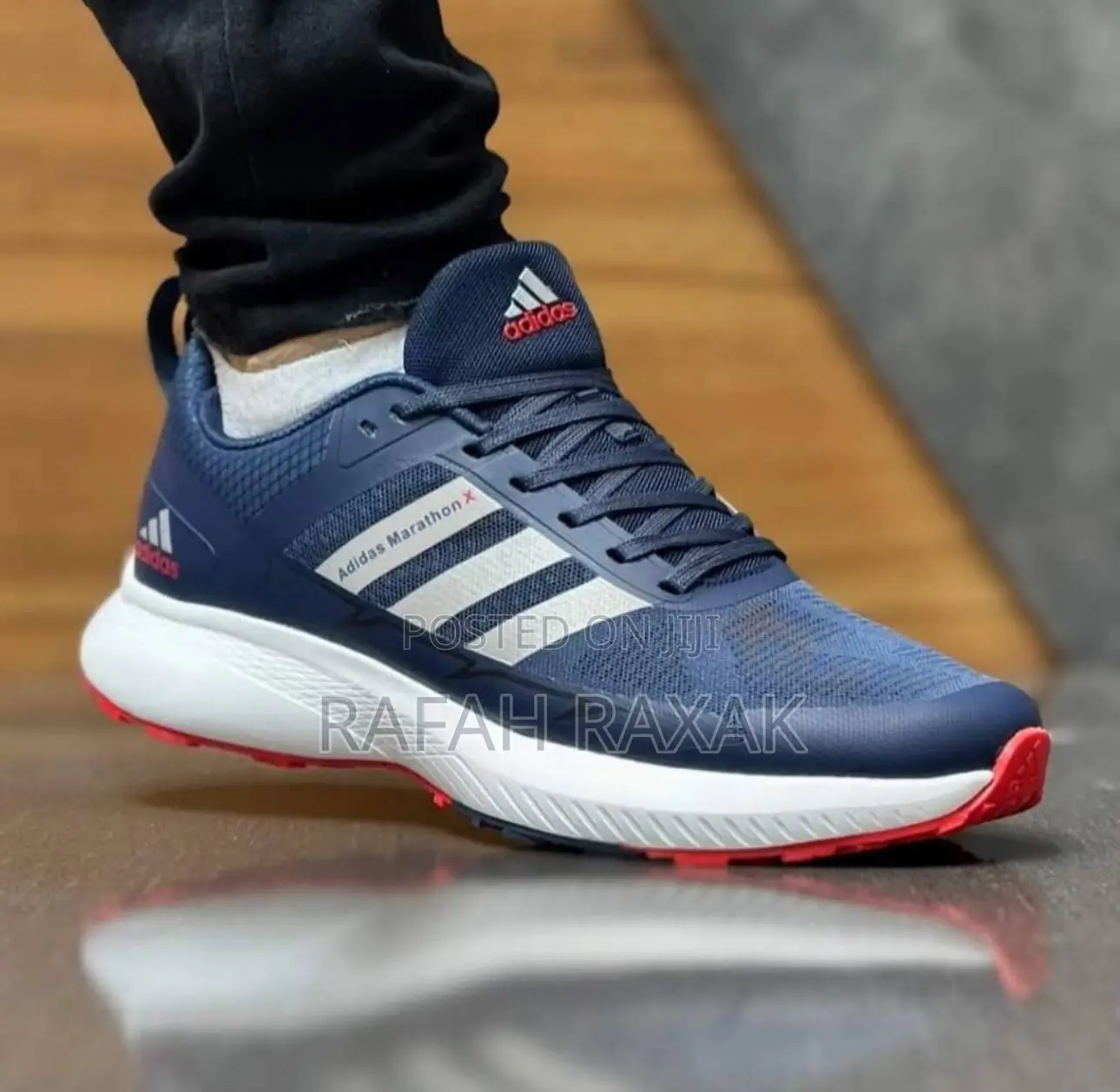Original Men’S Adidas Marathon X Blue Running Sneakers