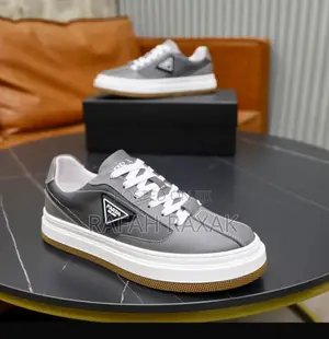 Original Classic Men’S Grey Prada Casual Luxury Sneakers