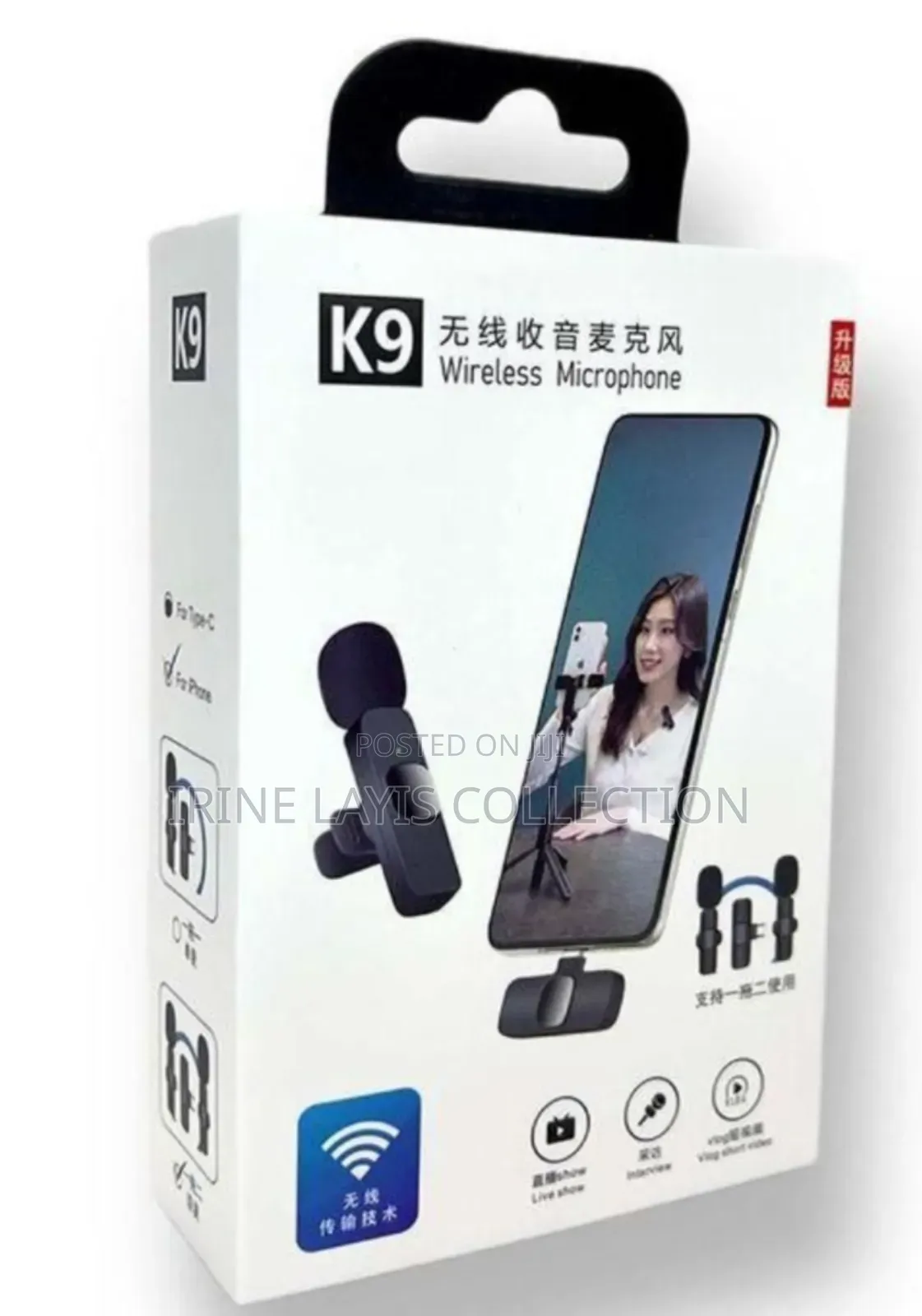 Double Wireless Microphone Chip For iPhone And Android