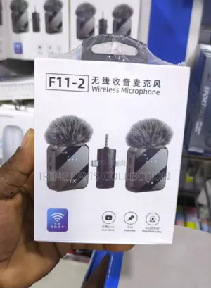 F11-2 3-in-1 Wireless Lavalier Microphone Kit.