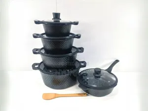 12 Pieces Non-Stick Cookware Set With Frying Pan | Multiple-
