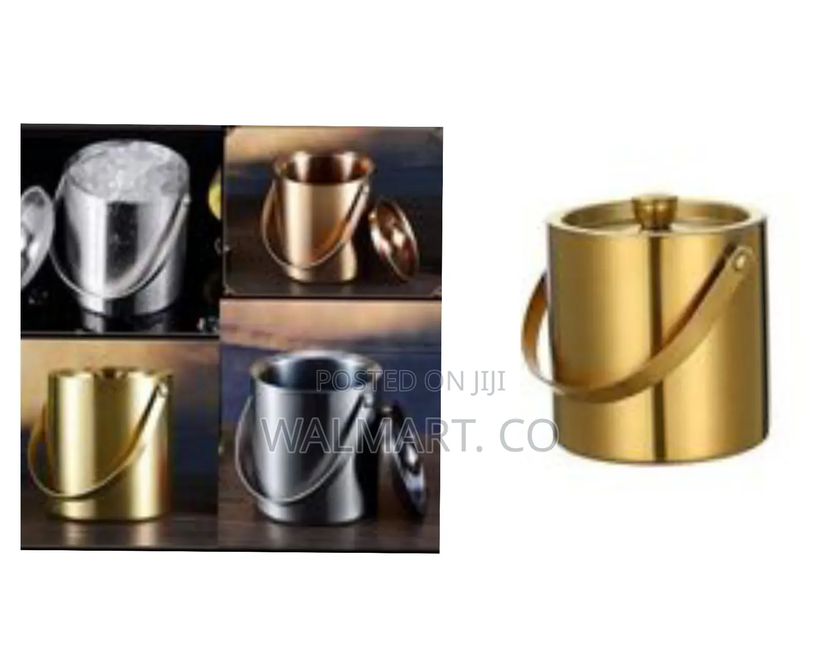 Elegant Insulated Ice Bucket With Handle 2l