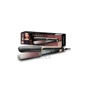 Women's Electric Hair Straightening Iron-black