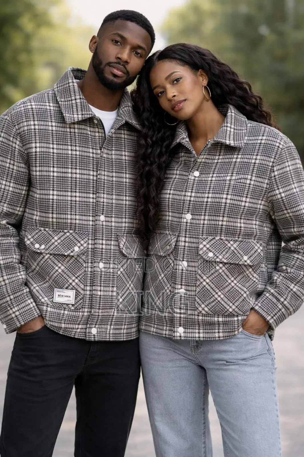 Arizona Men and Women Button Up Jacket