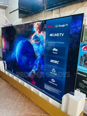 TCL 75 Smart Android Digital Flat Screen Flameless.