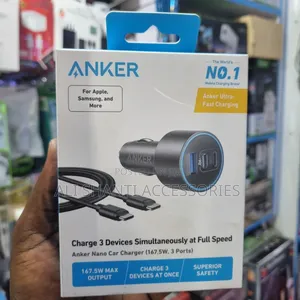 Anker Car Phone and Laptop Charger 167.5w, Anker Nano Car Charger