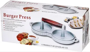 Double Non-Stick Cast Aluminum Burger Press.
