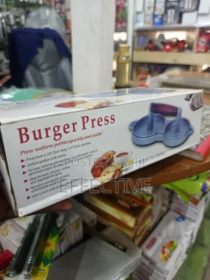 Double Non-Stick Cast Aluminum Burger Press.