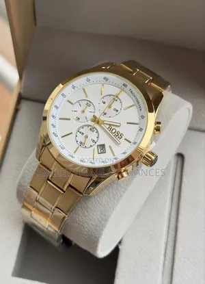 Golden Strapped Men's Original Edit Wrist Timebwear at 20% Discount