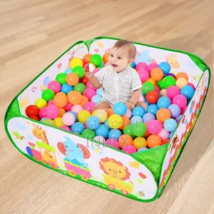 Indoor Outdoor Baby Fun Play Ball Pit Pool With 40 Balls - Green