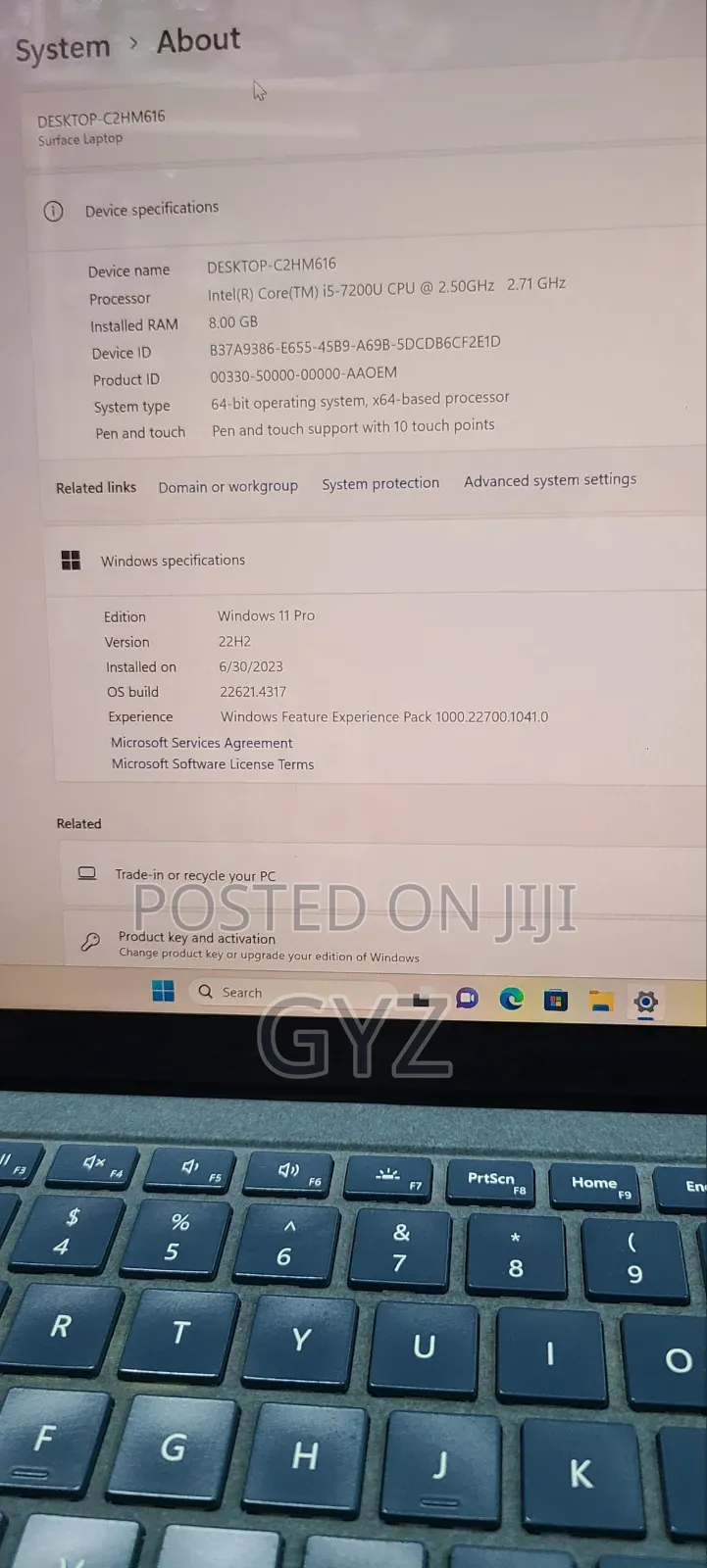 Laptop Microsoft Surface 3 8GB Intel Core I5 SSD 256GB
