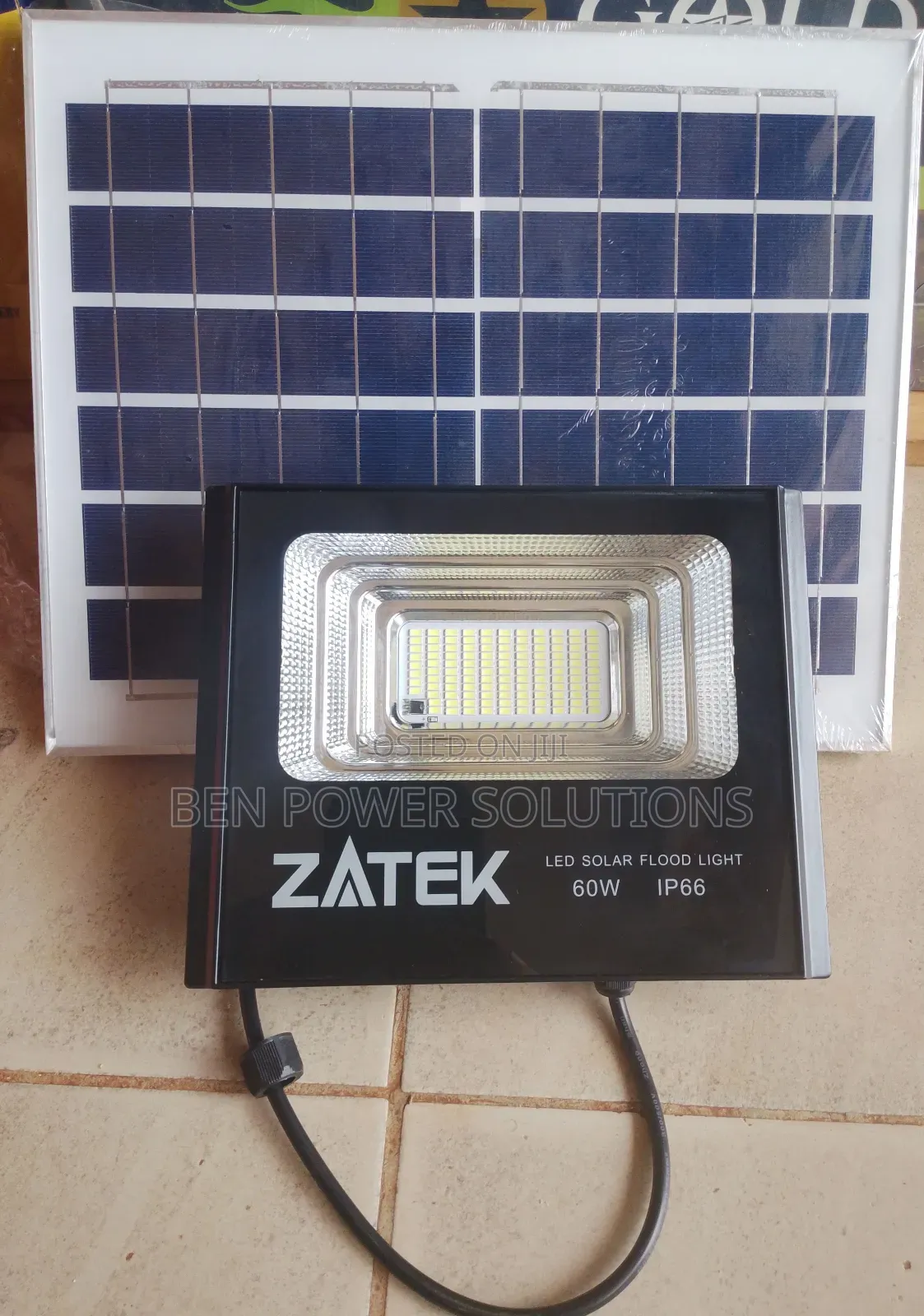 60w Zatek Solar Floodlight