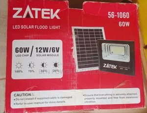 60w Zatek Solar Floodlight