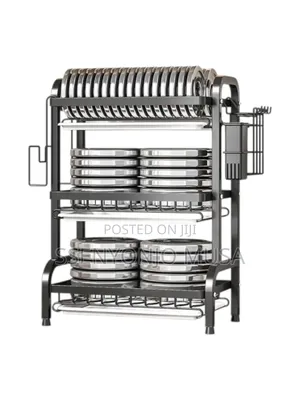 Multifunctional Kitchen Utensil Holder |3-Leveldish Drainer