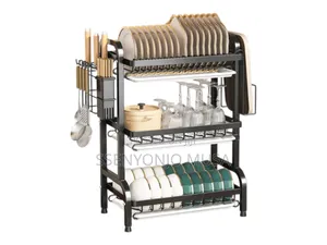 Multifunctional Kitchen Utensil Holder |3-Leveldish Drainer
