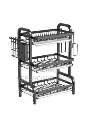 Multifunctional Kitchen Utensil Holder |3-Leveldish Drainer