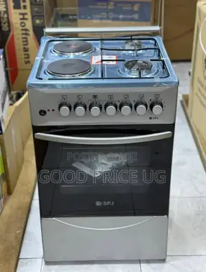 50x50 Freestanding Cooker With 2 Gas Burners and 2 Electric Plates.