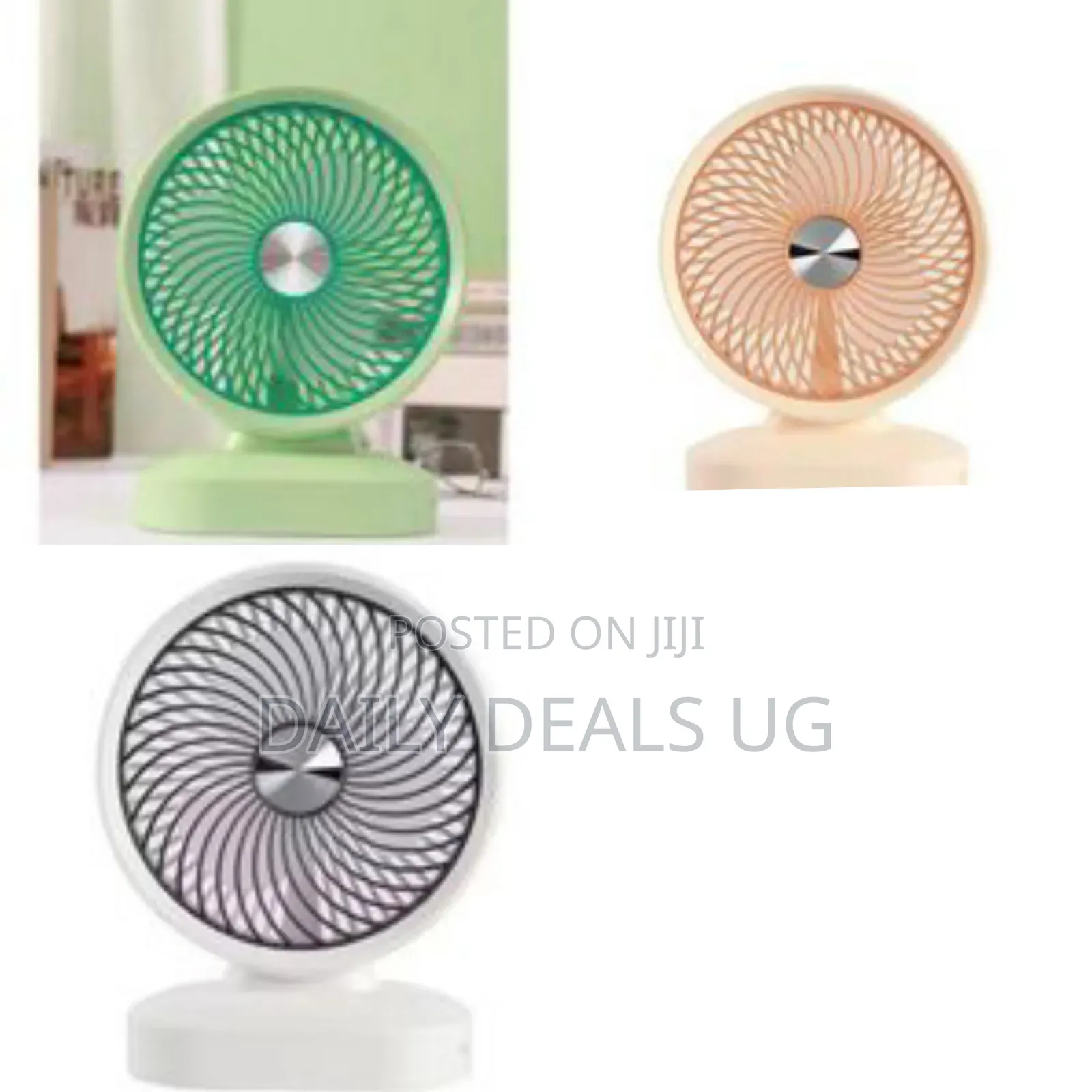 Portable Usb Rechargeable Desktop Fans