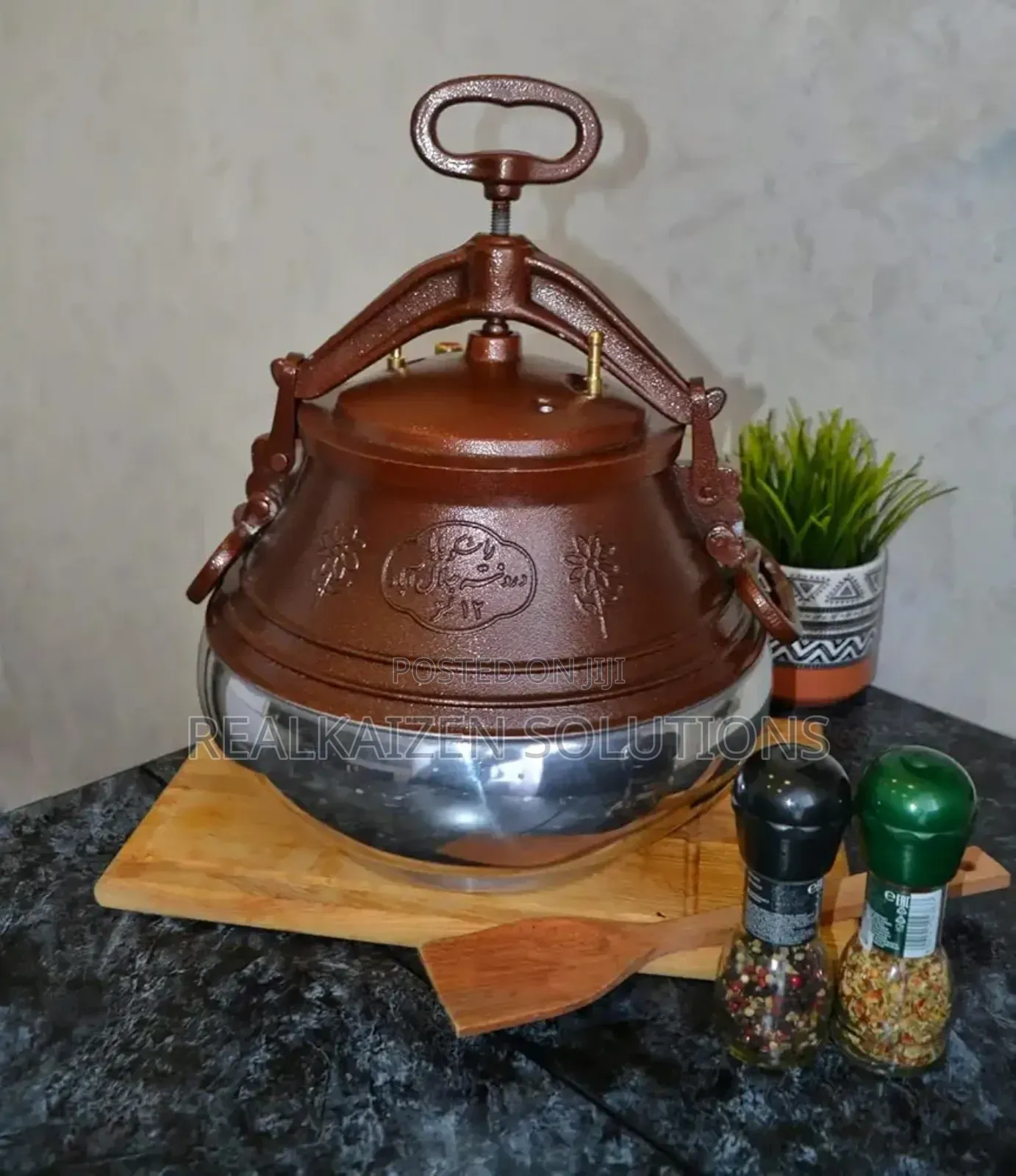 Afghan 10l Heavy Duty Dual Handles Pressure Cooker